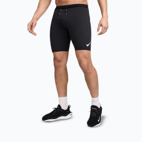 Zdjęcie produktu Spodenki do biegania męskie Nike AeroSwift Dri-Fit ADV 1 / 2 Tights black / summit white