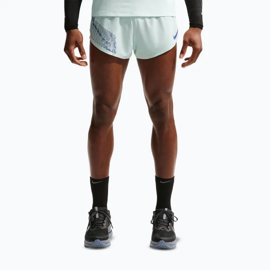 Zdjęcie produktu Spodenki do biegania męskie Nike AeroSwift Dri-Fit ADV Brief-Lined 2" barely green / lapis