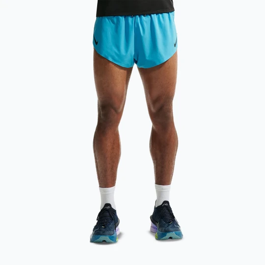 Zdjęcie produktu Spodenki do biegania męskie Nike AeroSwift light current blue / black
