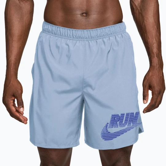Zdjęcie produktu Spodenki do biegania męskie Nike Challenger Dri-Fit Brief-Lined 7" hydrogen blue / lapis