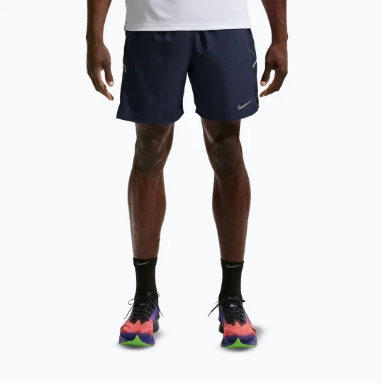 Zdjęcie produktu Spodenki do biegania męskie Nike Miler Dri-Fit 2in1 7" midnight navy Granatowy