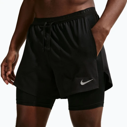 Zdjęcie produktu Spodenki do biegania męskie Nike Stride Dri-Fit Hybrid 5" black