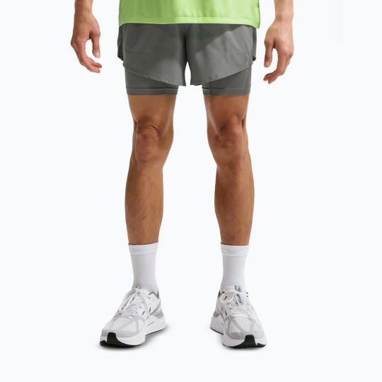 Zdjęcie produktu Spodenki do biegania męskie Nike Stride Dri-Fit Hybrid 5" smoke grey