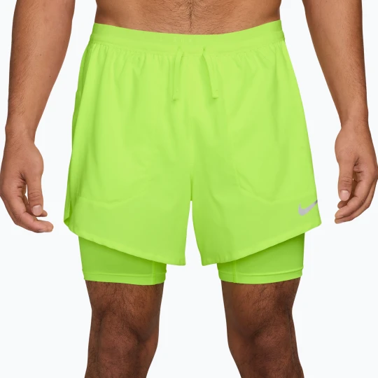 Zdjęcie produktu Spodenki do biegania męskie Nike Stride Dri-Fit Hybrid 5" volt ice Żółty