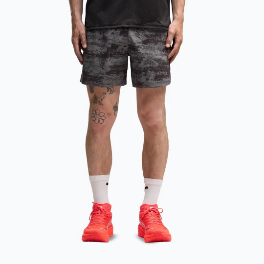 Zdjęcie produktu Spodenki do biegania męskie PUMA Dreamrun 5" Brightstride AOP puma black Szary