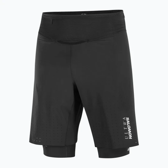 Zdjęcie produktu Spodenki do biegania męskie Salomon S / Lab Ultra 2IN1 deep black