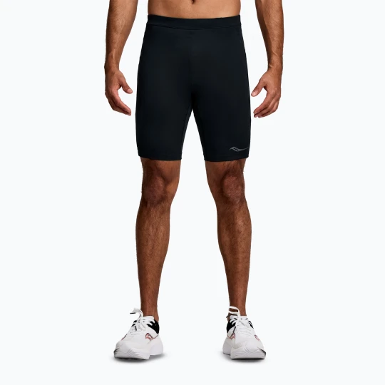 Zdjęcie produktu Spodenki do biegania męskie Saucony Fortify Lined Half black
