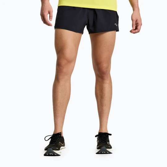 Zdjęcie produktu Spodenki do biegania męskie Saucony Outpace 2.5" Split Short black
