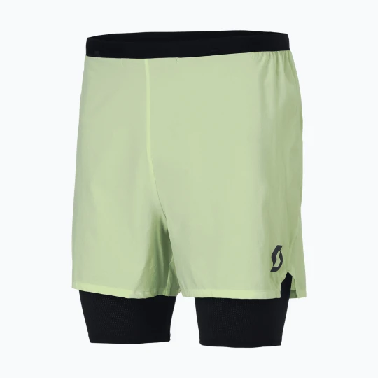Zdjęcie produktu Spodenki do biegania męskie SCOTT Hybrid Endurance Tech acid yellow / black Zielony