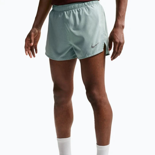 Zdjęcie produktu Spodenki do biegania Nike Fast Dri-Fit Brief Lined 3" steam / blacker Niebieski