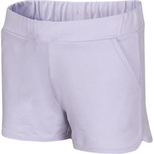 Zdjęcie produktu Spodenki dresowe dziewczęce HJL22 JSKDD001 4F Fioletowy