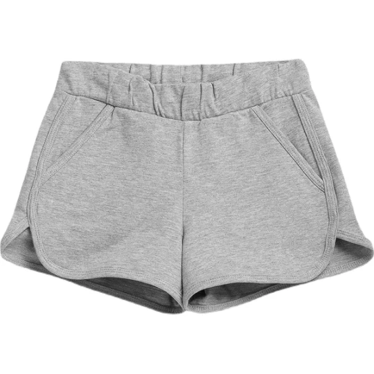 Zdjęcie produktu Spodenki dresowe dziewczęce HJL22 JSKDD002 4F Szary