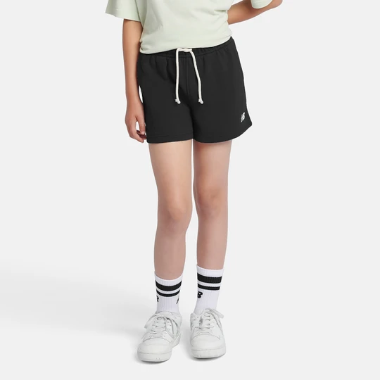 Zdjęcie produktu Spodenki dziecięce New Balance LAKG0006BK – czarne