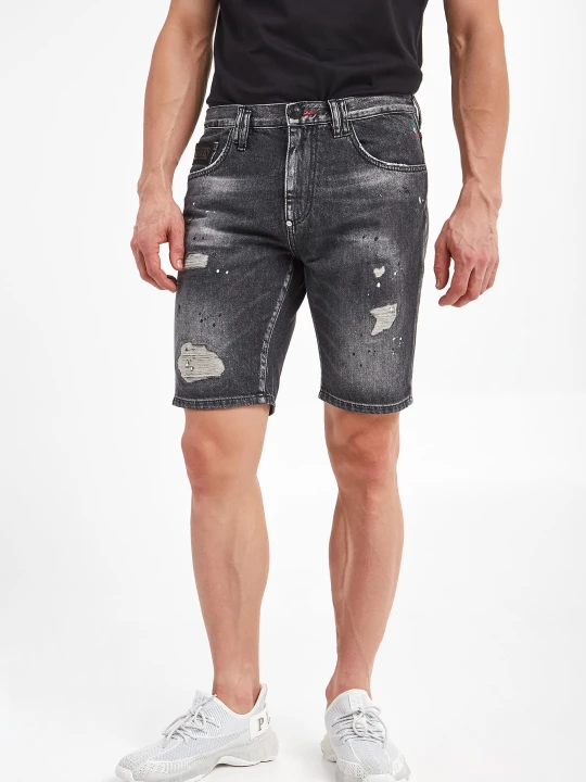 Zdjęcie produktu Spodenki jeansowe PHILIPP PLEIN