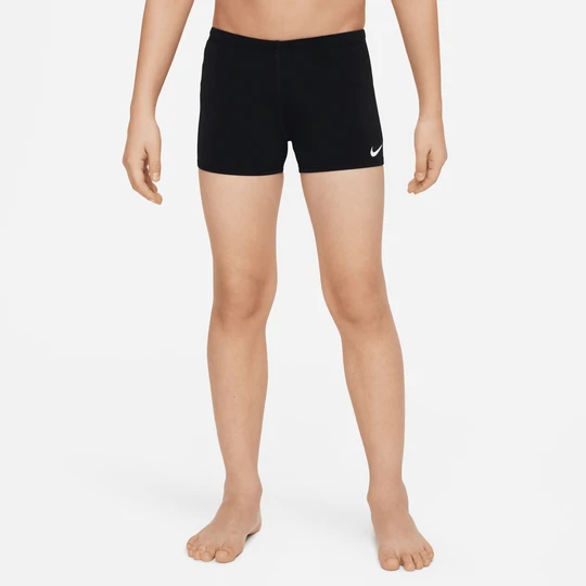 Zdjęcie produktu Spodenki kąpielowe dla dużych dzieci (chłopców) Square Leg Nike Swim HydraStrong - Czerń