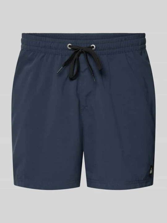 Zdjęcie produktu Spodenki kąpielowe o kroju regular fit z naszywką z logo Model 'Everyday' Quiksilver Granatowy