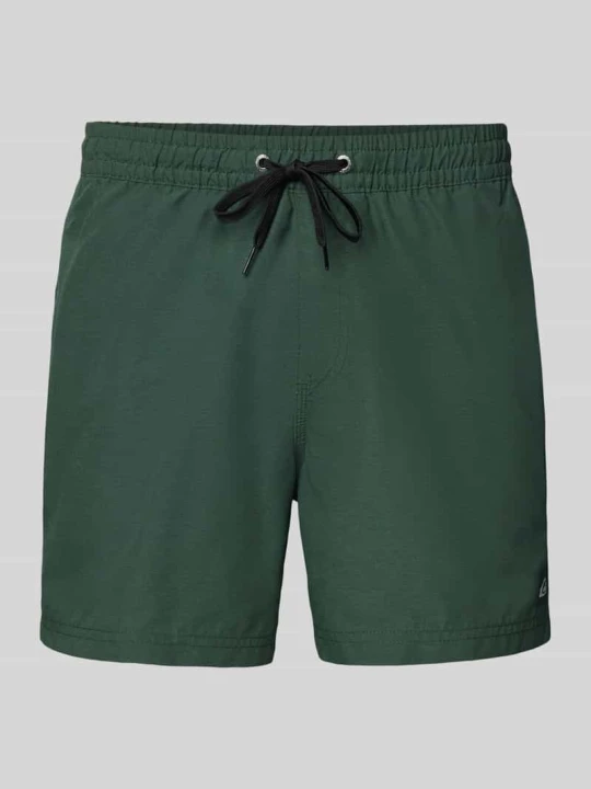 Zdjęcie produktu Spodenki kąpielowe o kroju regular fit z naszywką z logo Model 'Everyday' Quiksilver Khaki