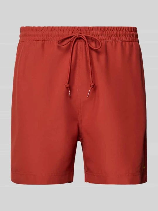 Zdjęcie produktu Spodenki kąpielowe o kroju regular fit z wyhaftowanym logo model „Chase” Carhartt WIP Czerwony