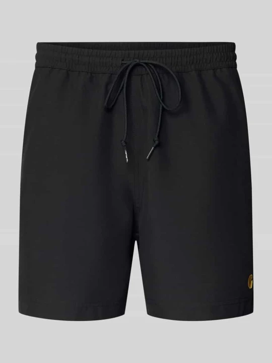 Zdjęcie produktu Spodenki kąpielowe o kroju regular fit z wyhaftowanym logo model „Chase” Carhartt WIP Czarny