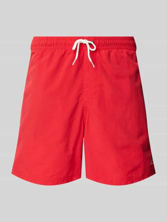 Zdjęcie produktu Spodenki kąpielowe o kroju relaxed fit z wyhaftowanym logo O'Neill Czerwony