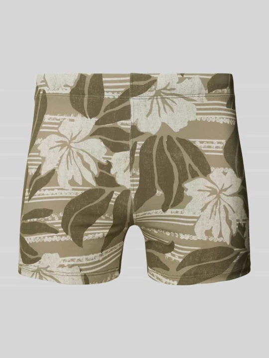Zdjęcie produktu Spodenki kąpielowe o kroju skinny fit z nadrukiem z logo O'Neill Oliwkowy