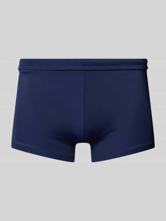 Zdjęcie produktu Spodenki kąpielowe o kroju slim fit naszywką z logo model ‘SEA LIFE’ HOM Ciemnoniebieski