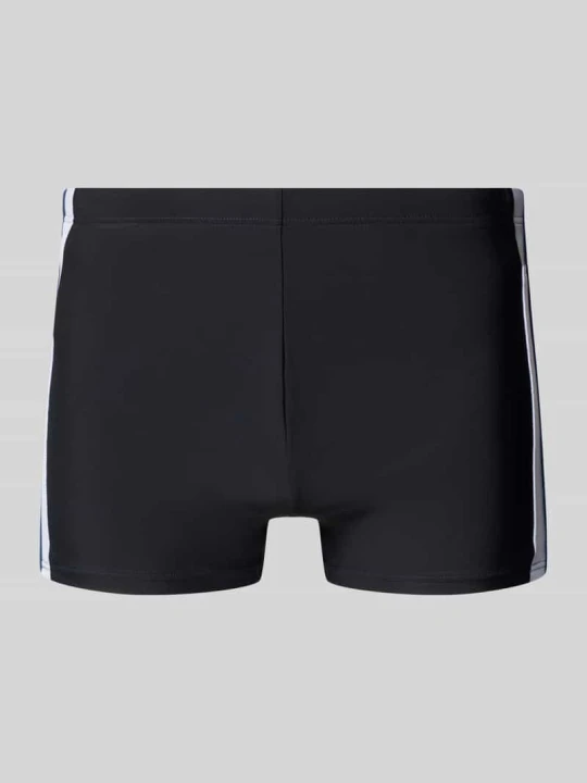 Zdjęcie produktu Spodenki kąpielowe o kroju slim fit z elastycznym pasem Schiesser Czarny