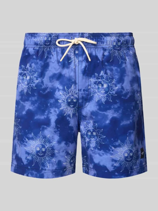 Zdjęcie produktu Spodenki kąpielowe z bocznymi, wpuszczanymi kieszeniami model ‘MAUI’ Jack&Jones Ciemnoniebieski