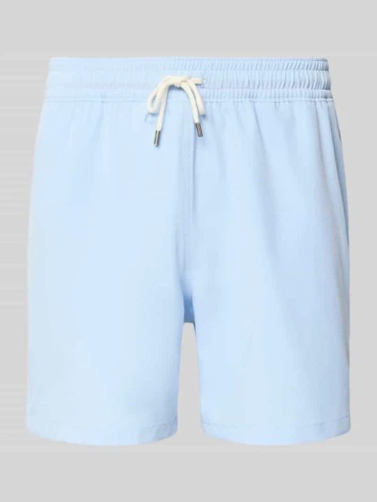 Zdjęcie produktu Spodenki kąpielowe z elastycznym pasem Polo Ralph Lauren Jasnoniebieski