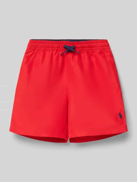 Zdjęcie produktu Kąpielówki ze sznurkiem w tunelu Polo Ralph Lauren Czerwony