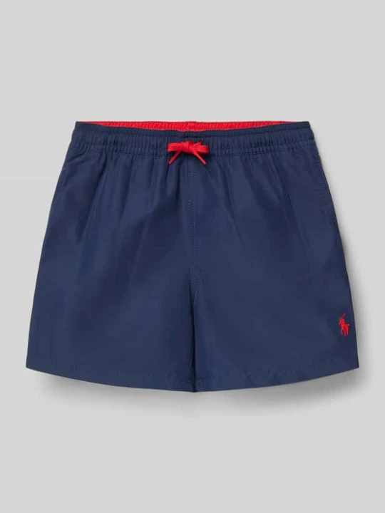 Zdjęcie produktu Kąpielówki ze sznurkiem w tunelu Polo Ralph Lauren Granatowy