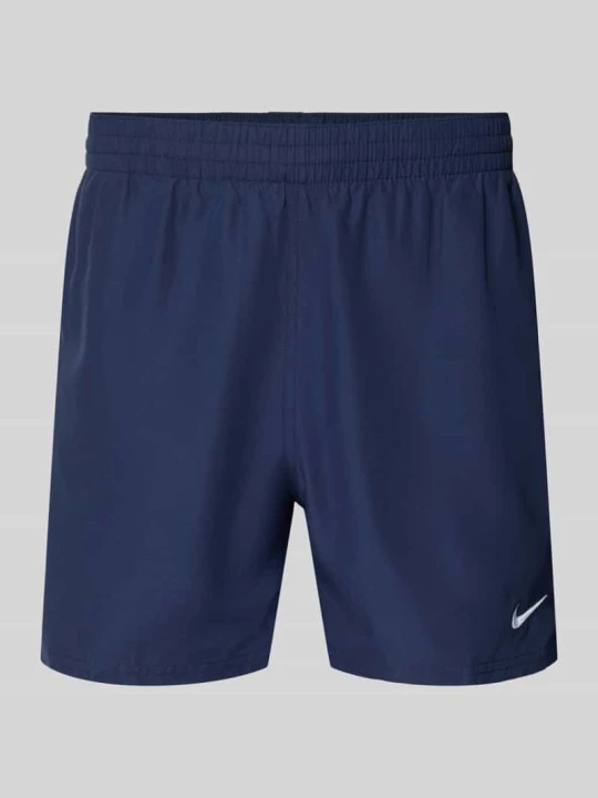 Zdjęcie produktu Spodenki kąpielowe z wyhaftowanym logo i wpuszczanymi kieszeniami Nike Granatowy