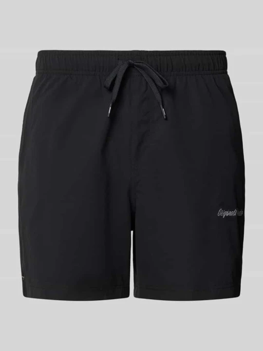 Zdjęcie produktu Spodenki kąpielowe z wyhaftowanym logo model „MAUI” Jack&Jones Czarny