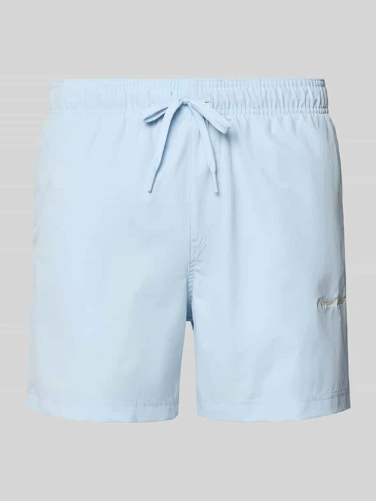 Zdjęcie produktu Spodenki kąpielowe z wyhaftowanym logo model „MAUI” Jack&Jones Jasnoniebieski