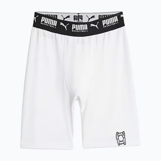 Zdjęcie produktu Spodenki koszykarskie męskie PUMA Hoops Team Baselayer puma white