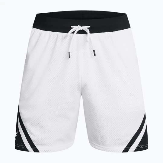 Zdjęcie produktu Spodenki koszykarskie męskie Under Armour Curry Mesh Short 4 white / black / white