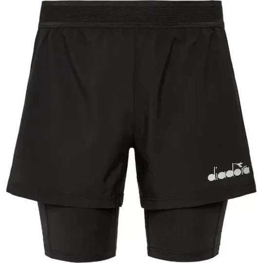 Zdjęcie produktu Spodenki męskie Double Layer Bermuda Be One Diadora Czarny