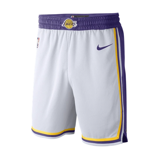 Zdjęcie produktu Spodenki męskie Los Angeles Lakers Nike NBA Swingman - Biel