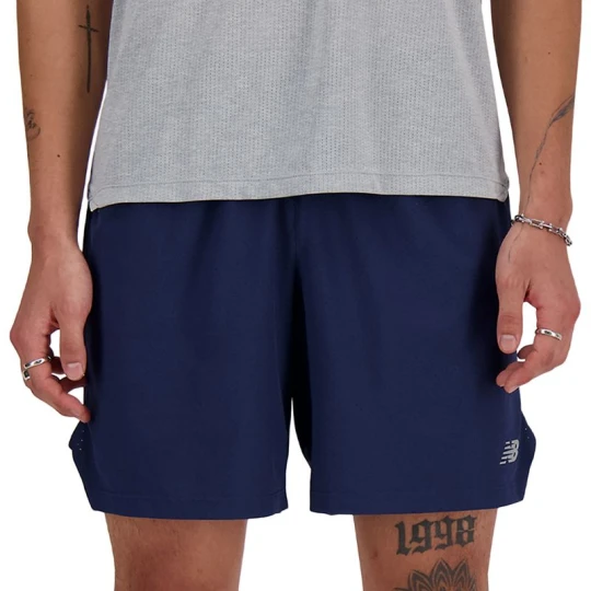 Zdjęcie produktu Spodenki męskie New Balance MS41283NNY - granatowe