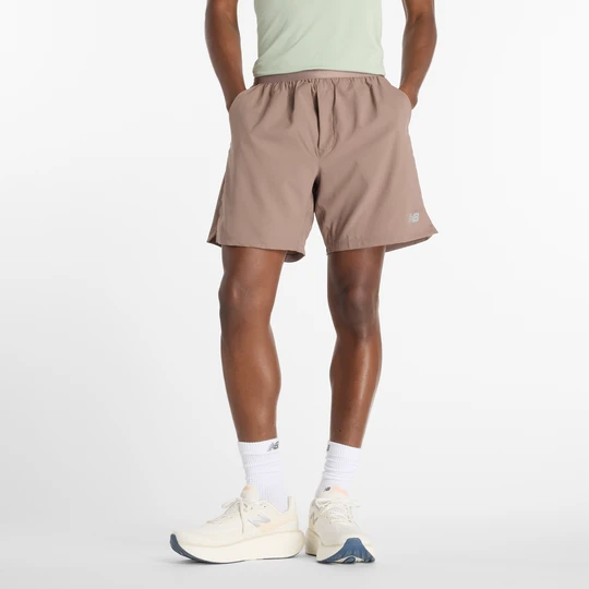 Zdjęcie produktu Spodenki męskie New Balance MS41288EAS – bezowe
