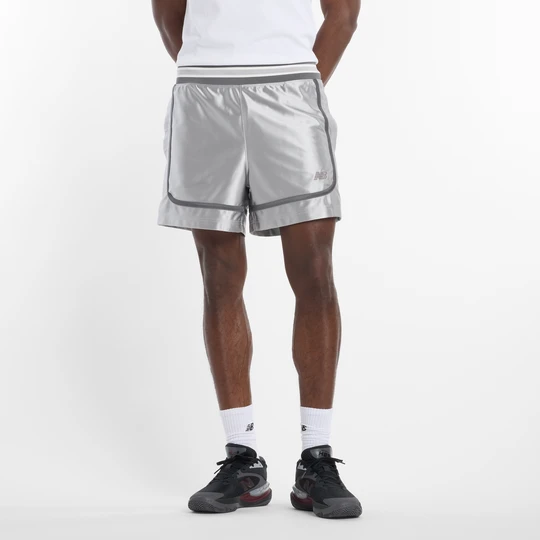 Zdjęcie produktu Spodenki męskie New Balance MS51608RCD – srebrne