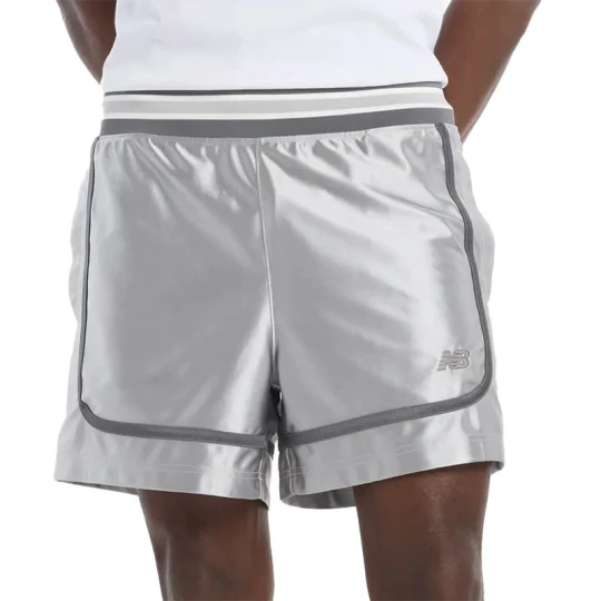 Zdjęcie produktu Spodenki męskie New Balance MS51608RCD - srebrne