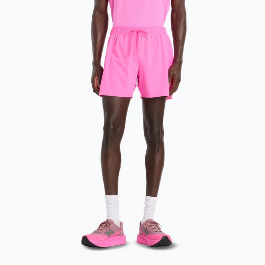 Zdjęcie produktu Spodenki męskie New Balance RC Seamless 5" pink heat