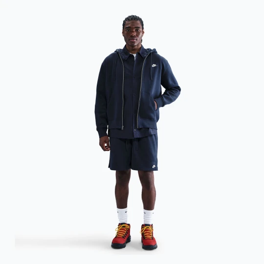 Zdjęcie produktu Spodenki męskie Nike Club French Terry Flow obsidian/obsidian/white Granatowy