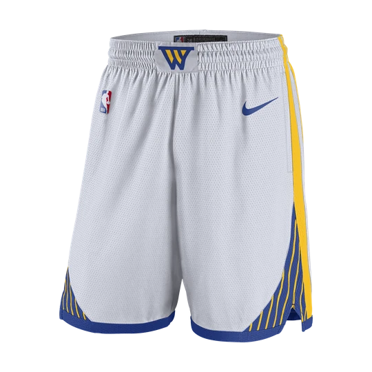 Zdjęcie produktu Spodenki męskie Nike Dri-FIT NBA Swingman Golden State Warriors Association Edition 2024 / 25 - Biel