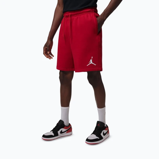Zdjęcie produktu Spodenki męskie Jordan Fleece gym red / white