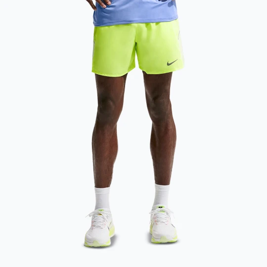 Zdjęcie produktu Spodenki męskie Nike Miler Dri-Fit Brief Lined 5" volt ice / barely volt Żółty