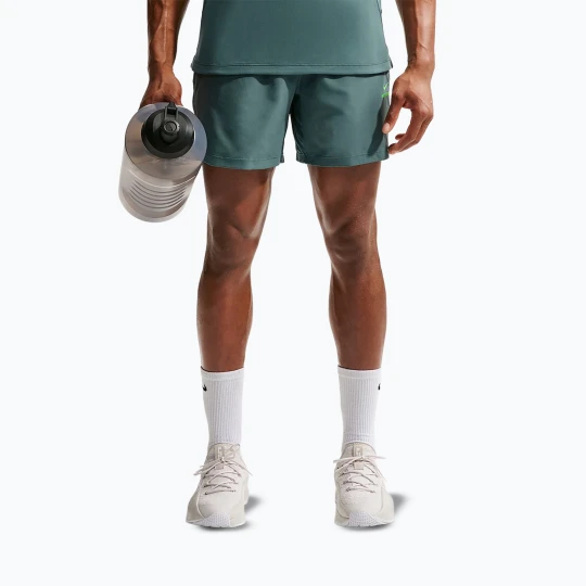 Zdjęcie produktu Spodenki męskie Nike Pro Training Dri-Fit 6" mineral slate / green strike Niebieski