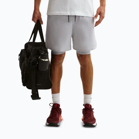 Zdjęcie produktu Spodenki męskie Nike Unlimited 2in1 Dri-Fit 7" grey fog / grey fog / black / grey fog