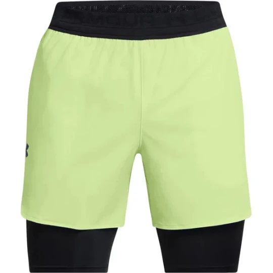 Zdjęcie produktu Spodenki męskie Peak Woven 2w1 Under Armour Zielony